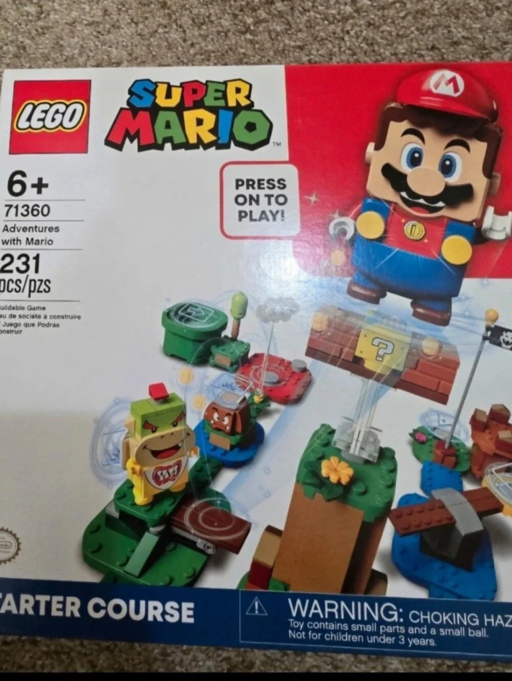 Lego Adventures With Mario NIB